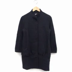 アナカ Unaca スタンドカラー コート アウター ミドル丈 ウール 38 チャコール /FT38のサムネイル