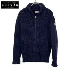 MONCLER　モンクレール　MAGLIONE TRICOT CARDIGAN ネイビー ニット ジップアップ ブルゾン　Sのサムネイル