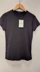 M02　セオリー　theory　未使用新古品　超定番　クルーネック　Ｔシャツ　綿100%　洗濯OK　ブラック　Sサイズのサムネイル