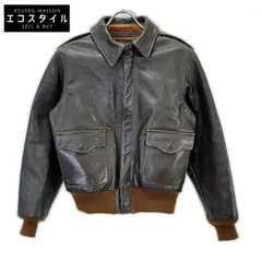 THE REAL MCCOY'S　ザリアルマッコイズ　30-1415 A-2 W535 DRAWING ブラウン フライトジャケット　34のサムネイル