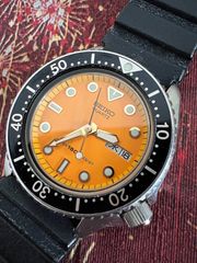 様 SEIKO 5 Sports 自動巻き時計 オレンジ文字盤 - メルカリ