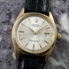 W72⃝ロレックス デイトジャスト ピンクゴールドコンビ6305 赤黒 