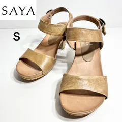 【未使用】SAYA サヤ Sサイズ アンクルストラップ レザー サンダル  5136のサムネイル