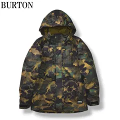 バートン BURTON chittangong ドライライド DRYRIDE デジタル迷彩柄 スノーボードジャケット スノボー ウィンタースポーツ キッズ L メンズ レディース ♪のサムネイル