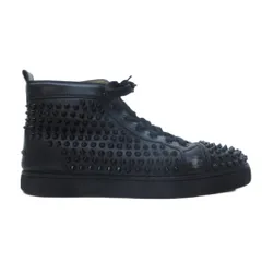クリスチャンルブタン Christian louboutin スニーカー スパイクスタッズ ハイカット レースアップ 黒 ブラック レザー 42 /HW ■IBO97のサムネイル