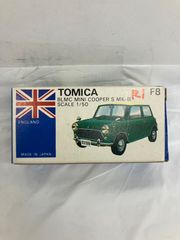 青箱 トミカ No.8 ミニクーパー ポリスカー (日本製) パトロールカー