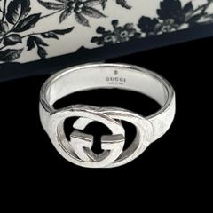 美品✨　グッチ　リング　アラベスク　キーモチーフ　マーモント シルバー　Ag 美品✨ グッチ リング アラベスク キーモチーフ マーモント シルバー