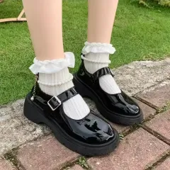 ブラック エナメル メリージェーンのサムネイル