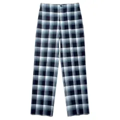 UNUSED アンユーズド 26SS UW1194 Rayon check pants (NAVY OMBRE) 2 新品のサムネイル