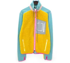 ロエベ LOEWE 【 H6298340CR 】 フリース スウェット 切替 ジップアップ ジャケット　49199のサムネイル