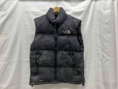 USモデル ザノースフェイス ヌプシ ダウンベスト 700フィル M 迷彩