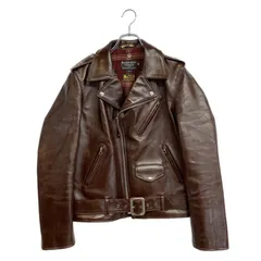 SCHOTT SPECIAL HORSEHIDE ONESTAR ダブルライダース size 38 ブラウン ショット のサムネイル
