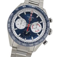 タグホイヤー TAG Heuer カレラ CBN2A1E BA0643 時計 メンズ ブランド クロノグラフ 160周年 リミテッドエディション 自動巻き AT ステンレス SS シルバー ブルー 磨き済み 【中古】
