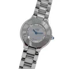 カルティエ Cartier 時計 レディース ブランド マスト21 ヴァンティアン SM クオーツ QZ ステンレス SS W10109T2 シルバー 磨き済み 【中古】のサムネイル