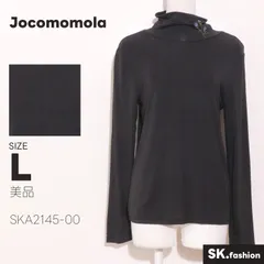 美品 Jocomomola トップス ブラウス　長袖　ハイネック　バックボタン　刺繍　花のサムネイル