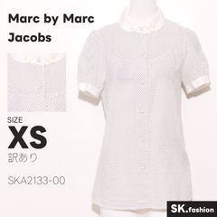 MARC JACOBS 花柄レースブラウス 白 2（M相当）半袖 インナー付 - メルカリ