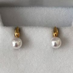 ポンテヴェキオ☆ゴールド パール フックピアス 両耳用 - メルカリ
