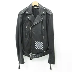 2026年最新】OFF-WHITE メンズ レザージャケット・ライダースの人気