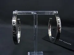 ■美品■ MARC BY MARC JACOBS マークバイマークジェイコブス ピアス アクセサリー レディース メンズ シルバー系×ブラック系 DN5516のサムネイル