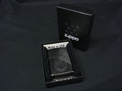 No.71】チューニングZIPPO アーマー ブラックデビル センターロゴ 