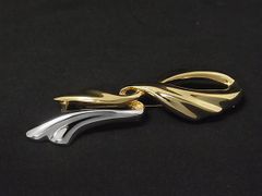 美品✨ティファニー リボン ノット ブローチ モチーフ シルバー 925