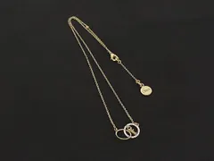 Chloe クロエ ラインストーン ネックレス ペンダント アクセサリー レディース ゴールド系 DN4818のサムネイル