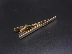 ■美品■ YVESSAINTLAURENT イヴサンローラン タイピン タイクリップ 紳士 ビジネス メンズ シルバー系×ゴールド系 DN2968のサムネイル
