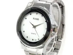 RADO ラドー SS クォーツ 腕時計 ウォッチ メンズ レディース シルバー系×ブラック系 DN4723のサムネイル