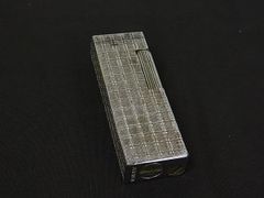 7394 dunhill ライター シルバー 幾何学模様 着火未確認 - メルカリ