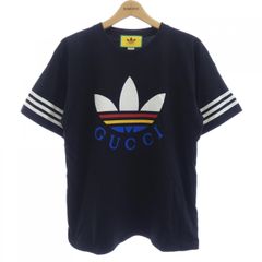 グッチ アディダス バックロゴプリント 半袖Tシャツ 3本ライン - メルカリ