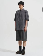 sooty herringbone I denim shorts - メルカリ
