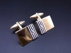 NINA RICCI ニナリッチ カフスボタン カフリンクス アクセサリー 紳士 ビジネス メンズ ゴールド系 DM8007のサムネイル