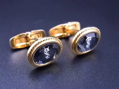 YVESSAINTLAURENT イヴサンローラン カフスボタン カフリンクス アクセサリー 紳士 ビジネス メンズ ゴールド系 DM8019のサムネイル