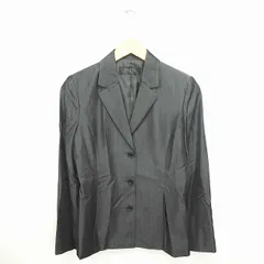 ザジ ZAZIE ジャケット アウター テーラード 肩パッド 総裏地 ウール 長袖 9AR チャコールグレー 灰 /TT16のサムネイル