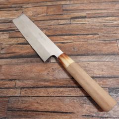 堺打刃物　源昭忠　霞　切付　ムキモノ　150mm 包丁　白鋼　和包丁　薄刃 堺打刃物 源昭忠 霞 切付 ムキモノ 150mm 包丁 白鋼 和包丁 薄刃