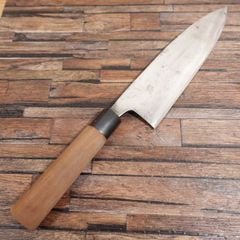 牛刀 包丁210ミリ ハンドル(栃木スタビライズドwood) - メルカリ