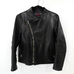 【姫路東店】 中古 BRU NA BOINNE | ブルーナボイン レザー アランジャケット 5080 ブラック サイズ：1 【091】のサムネイル