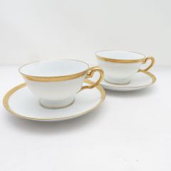 大倉陶園デミタスカップ＆ソーサー 金彩 3客セット - メルカリ