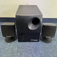 【動作確認済】Owltech オウルテック サブウーファースピーカーシステム OWL-SP266(B) 左右ペアのサムネイル