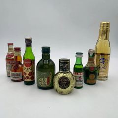 響 山崎12ロイヤル ミニボトル ウイスキー ブランデー 詰め合わせ 8本