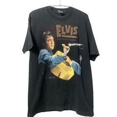 激レアPPFM×エルヴィスプレスリー再構築TシャツMオレンジY2Kマルイ00