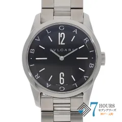 130753 BVLGARI ブルガリ ST37S ブラック ステンレス クオーツ 当店オリジナルボックスのサムネイル