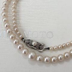 ミキモト ベビーパール あこや真珠 ネックレス 3.2-7.1mm SV - メルカリ