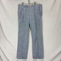 PAPAS リネン ツータックトラウザーズ サイズ54 XⅬ D0408FPL002  08060611 01のサムネイル
