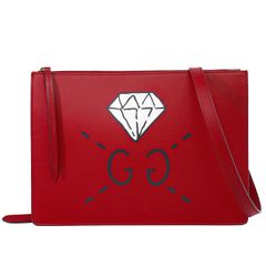 GUCCI クラッチバッグ ゴースト セカンドバッグ レッド 赤 グッチ