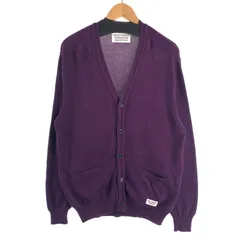 【中古品】 WACKO MARIA CLASSIC KNIT CARDIGAN ワコマリア クラシックニットカーディガン ブランド 古着 (fuz) 【142-260606-gm-18-oto】のサムネイル