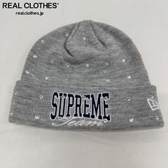 Supreme ビーニー New Era ラインストーン Beanie オレンジ - メルカリ