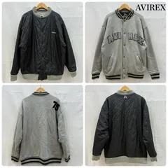 アヴィレックス 90s コットン ナイロン リバーシブル ヴァーシティ ジャケット スタジャン キルティング メンズ L ISItems【USED】【古着】【中古】50160800のサムネイル