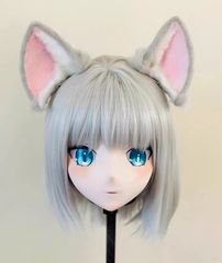 全頭マスク ロック付き NO.1112 顔交換 コスプレ 着ぐるみ 