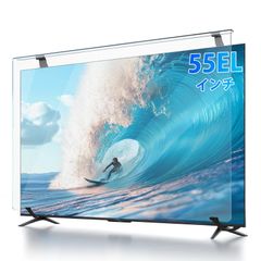 65インチ テレビ保護パネル ブルーライトカット アクリル 耐衝撃 固定